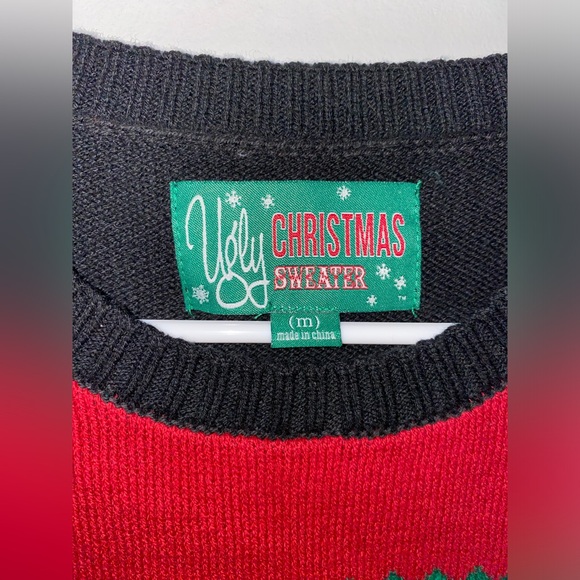Ugly Christmas Sweater Company Size M Medium GOT Dragon Castle Holiday Party - Picture 4 of 9